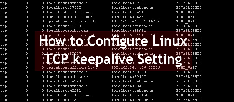TCP keepalive Setting